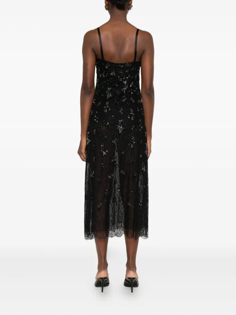 Simkhai Carmela sequin embellished midi dress - Black