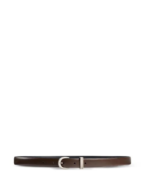 KHAITE Luna leather belt - Brown - zdjęcie produktu nr 1