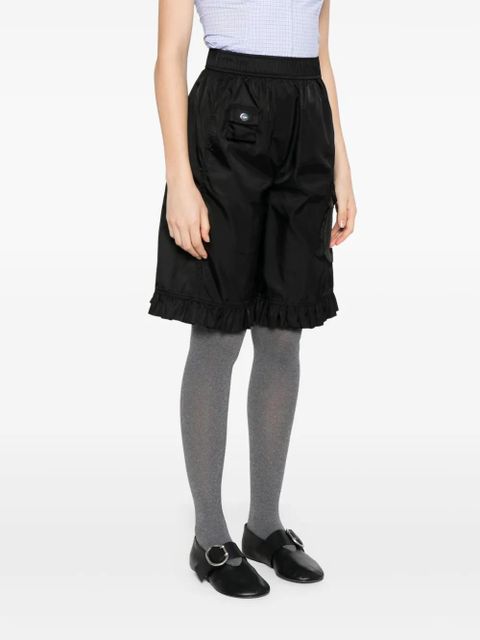 GANNI duchess Bermuda shorts - Black
