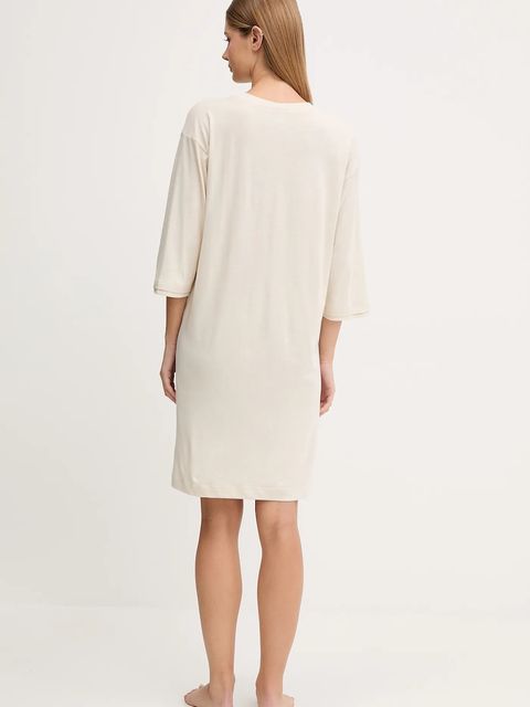 United Colors of Benetton koszula nocna damska kolor beżowy 3Y5E3C01G