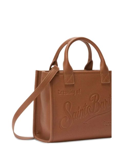 MC2 Saint Barth mini Vanity embossed top handle tote bag - Brown - zdjęcie produktu nr 2