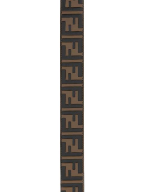 FENDI FF Diamonds reversible belt - Brown