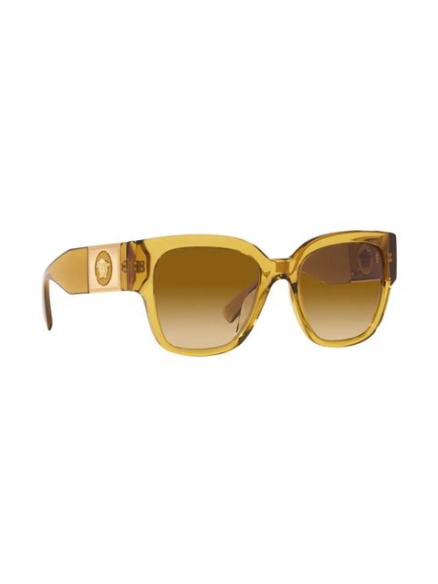 Versace Eyewear square-frame sunglasses - Yellow - zdjęcie produktu nr 2