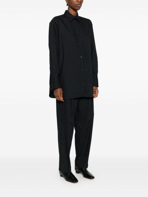 TOTEME pinstriped shirt - Blue