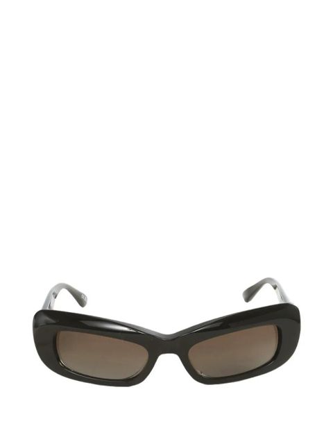 Balenciaga Diva rectangle-frame sunglasses - Brown - zdjęcie produktu nr 1