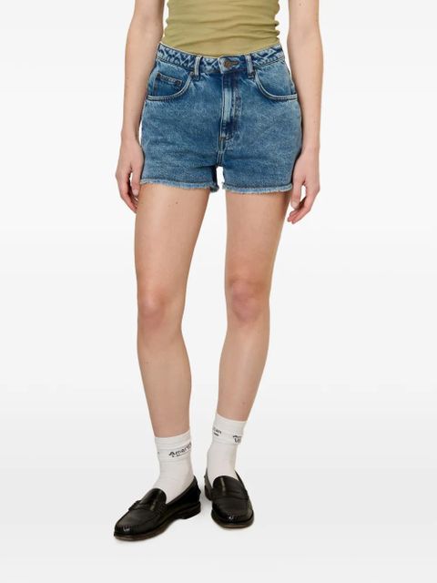 American Vintage Joybird frayed shorts - Blue - zdjęcie produktu nr 2