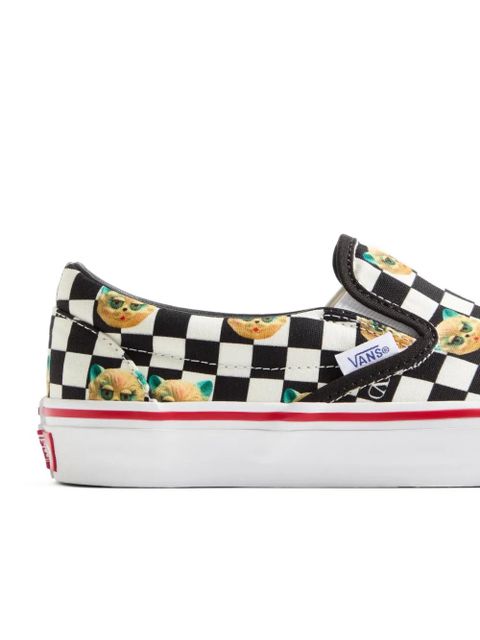 Valentino Garavani x Vans checkerboard-print slip-on sneakers - White