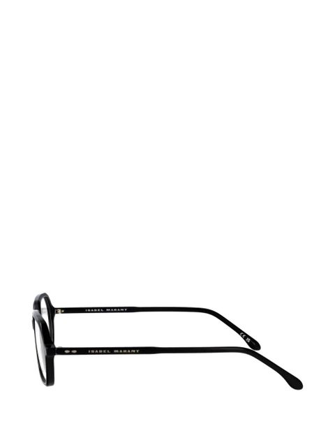 Isabel Marant Eyewear geometric frame glasses - Black