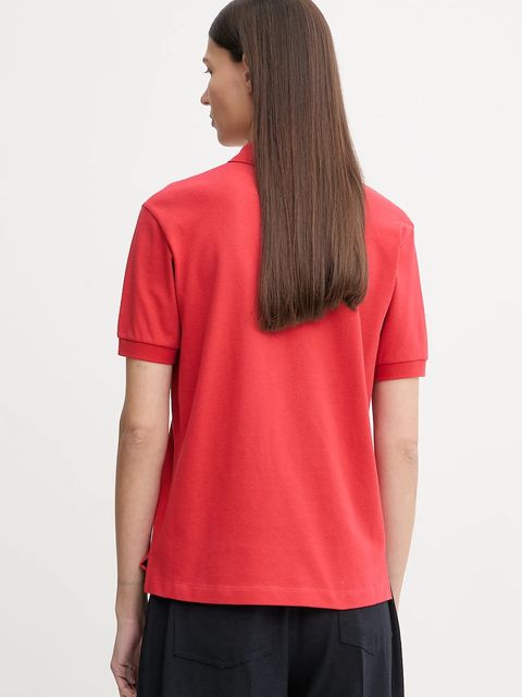 Bally polo bawełniane damski kolor czerwony WJE04R - zdjęcie produktu nr 2