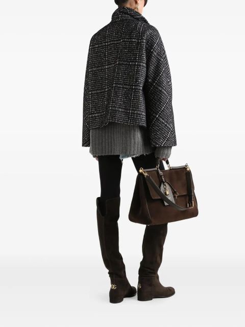 Dolce & Gabbana check-pattern double-breasted jacket - Grey