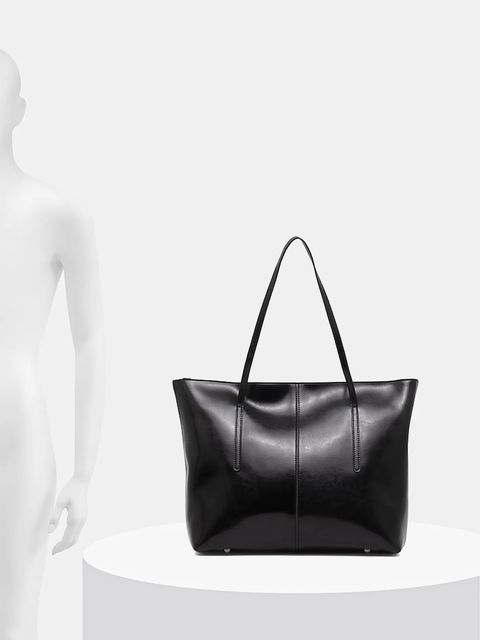 Answear.LAB torebka skórzana kolor czarny