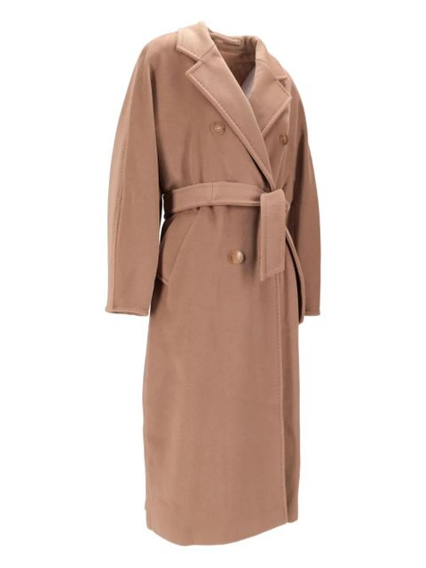 Max Mara Madame double-breasted belted coat - Brown