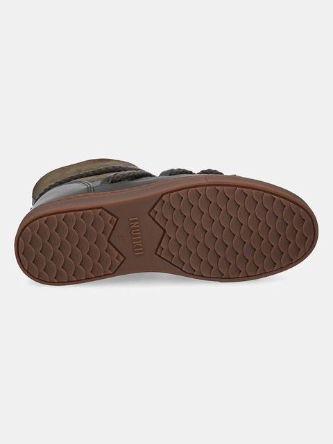 Inuikii śniegowce skórzane Classic kolor zielony 1001.003.0122.357