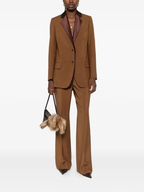 FENDI flared trousers - Brown
