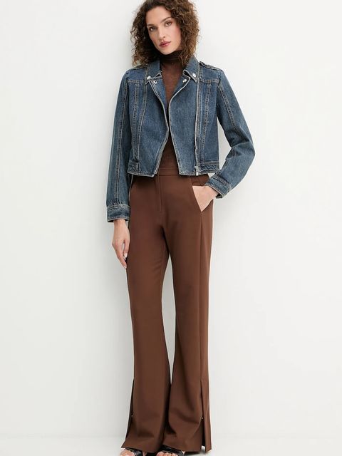 Morgan kurtka jeansowa kolor niebieski przejściowa GPERF - zdjęcie produktu nr 2