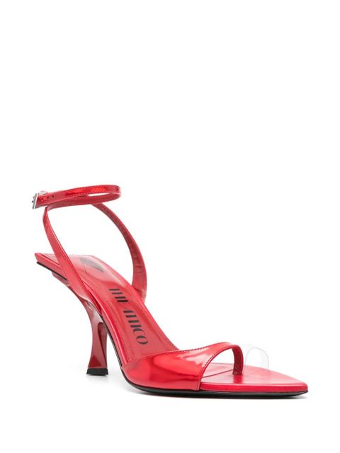 The Attico 95mm GG sandals - Red - zdjęcie produktu nr 2