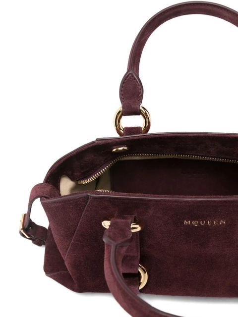 Alexander McQueen Farringdon ring-detail satchel - Red