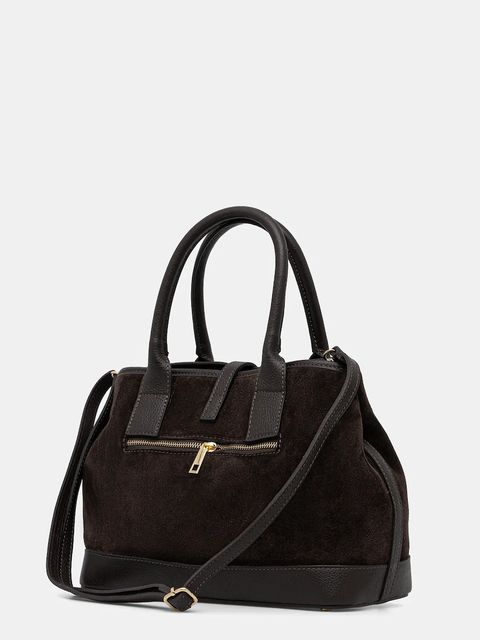 Answear.LAB torebka skórzana kolor brązowy - zdjęcie produktu nr 2