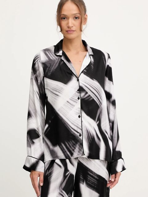 Dkny piżama damska kolor czarny YI90070