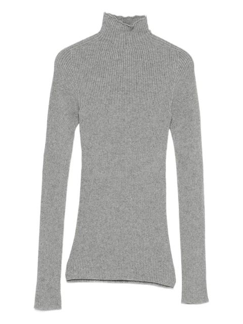 SOLOTRE ribbed sweater - Grey - zdjęcie produktu nr 1