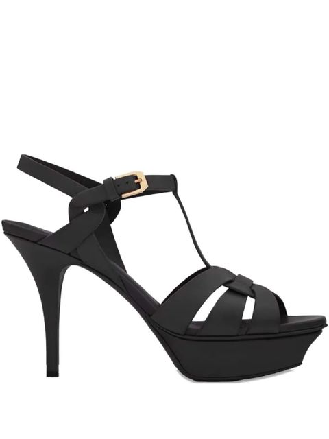 Saint Laurent 105mm Tribute heeled sandals - Black - zdjęcie produktu nr 1