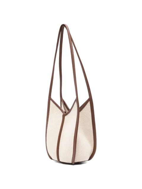 Hereu Calella canvas bucket bag - Neutrals