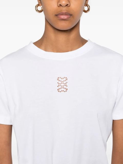 SANDRO logo-embroidered T-shirt - White
