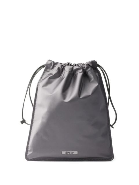 Prada Wish drawstring pouch - Grey - zdjęcie produktu nr 1