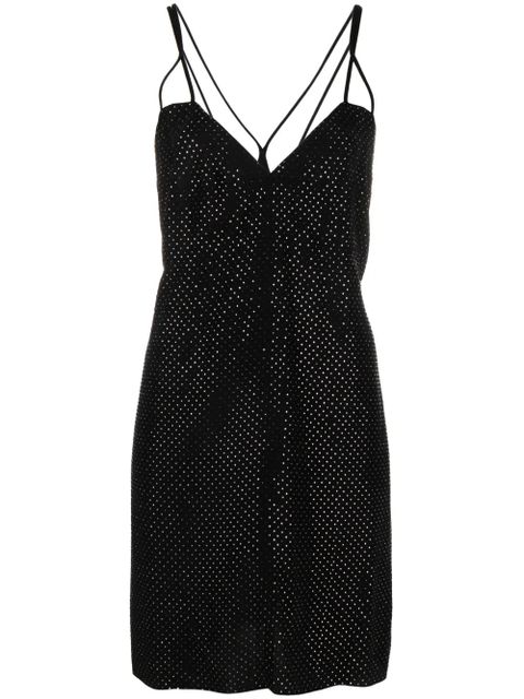 Zadig&Voltaire Rohana rhinestone silk minidress - Black - zdjęcie produktu nr 1