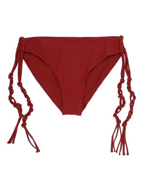 Jil Sander tie-detail bikini bottoms - Red - zdjęcie produktu nr 1