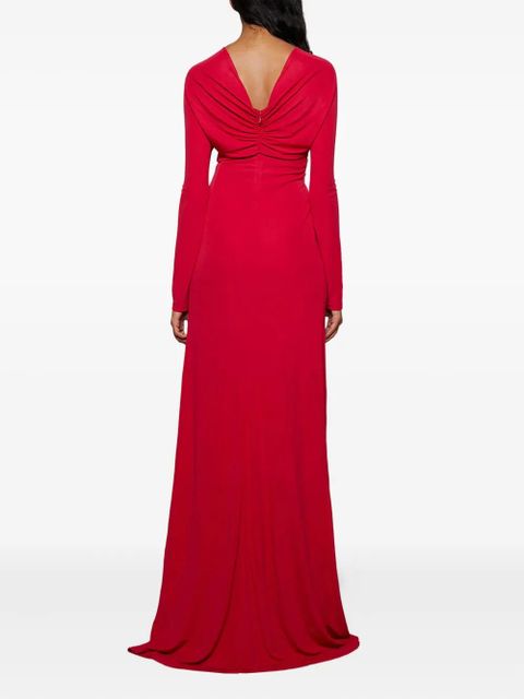 Christopher Esber Arced Palm strapless dress - Red