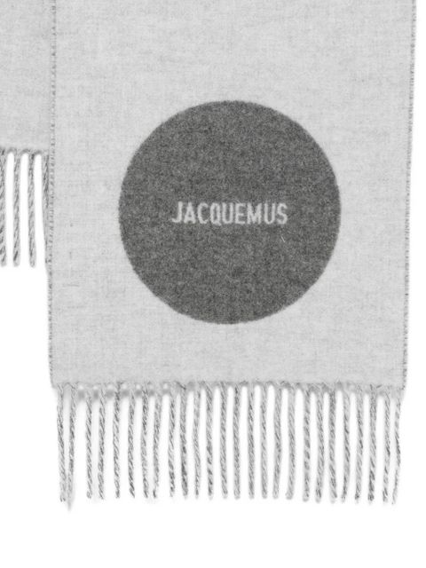 Jacquemus virgin wool scarf - Grey - zdjęcie produktu nr 2
