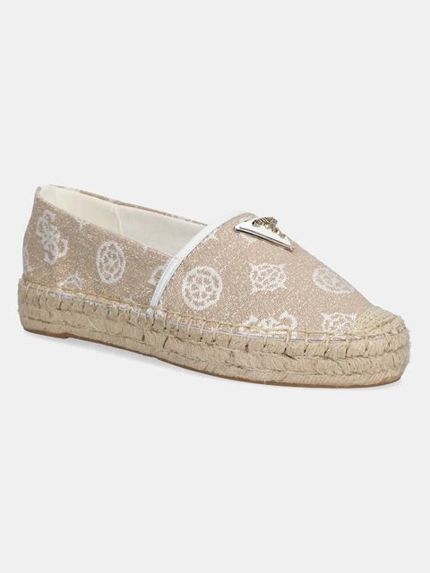 Guess espadryle JOLANDON kolor beżowy FLJDNN FAL14 - zdjęcie produktu nr 1