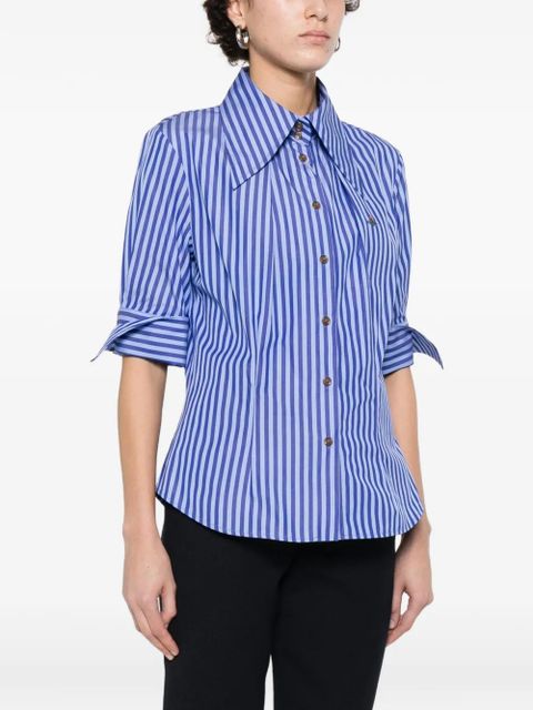 Vivienne Westwood striped button shirt - Blue