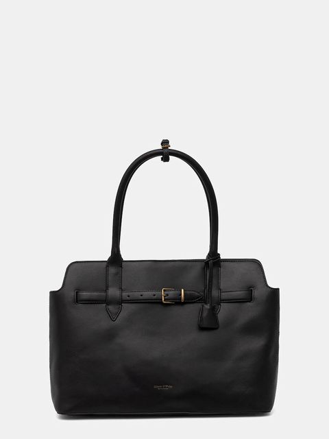 Marc O'Polo torebka skórzana kolor czarny 50818770301104 - zdjęcie produktu nr 1