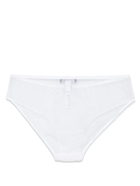 Dolce & Gabbana lace-panel tulle briefs - White - zdjęcie produktu nr 2