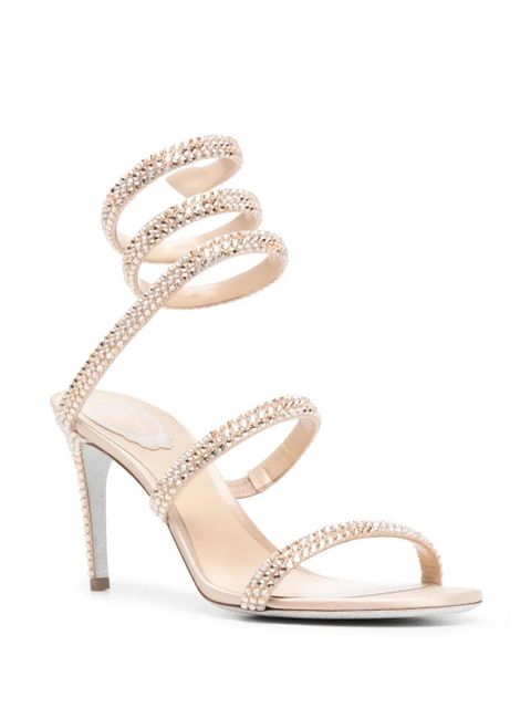 René Caovilla Cleo 105mm sandals - Gold - zdjęcie produktu nr 2