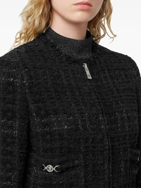 Versace cotton tweed jacket - Black