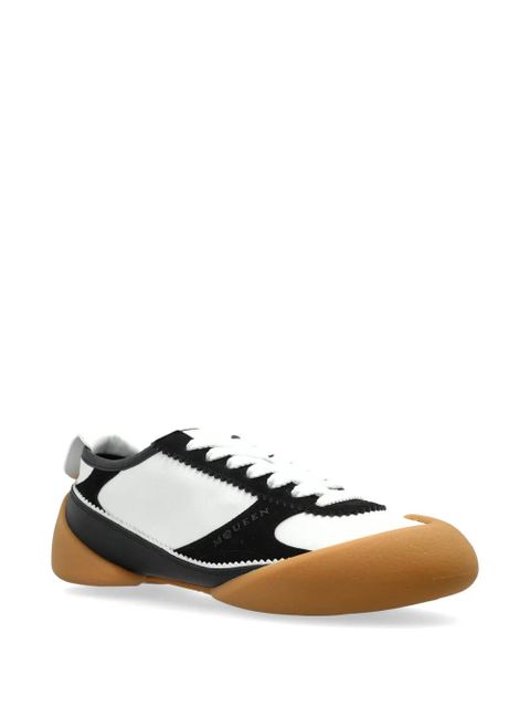 Alexander McQueen leather panelled sneakers - White - zdjęcie produktu nr 2