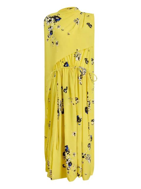 Proenza Schouler draped floral-print midi dress - 970 - zdjęcie produktu nr 1