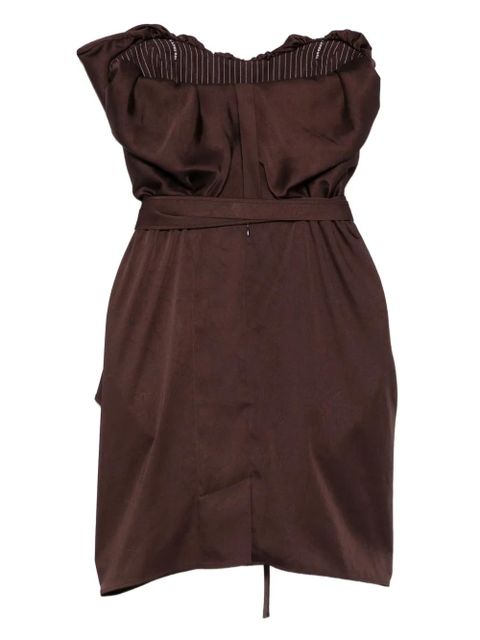 Vivienne Westwood draped-waist mini dress - Brown - zdjęcie produktu nr 2