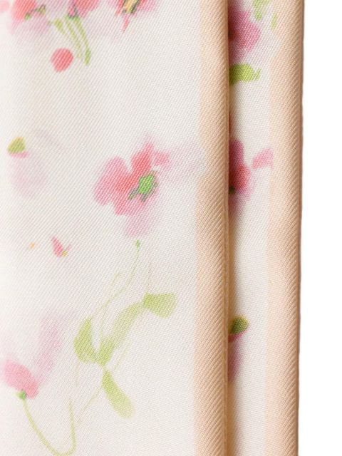 Prada bouquet-print logo scarf - Neutrals - zdjęcie produktu nr 2