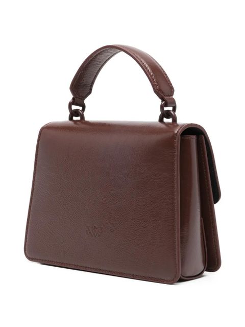 PINKO Love One logo-plaque tote bag - Red - zdjęcie produktu nr 2