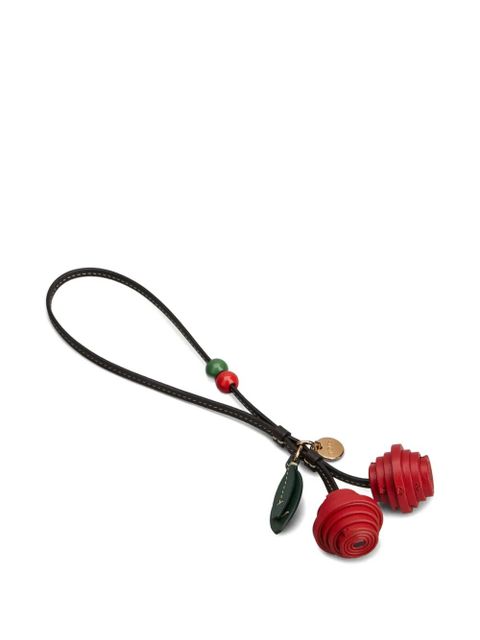 Tod's cherry-charm keyring - Red - zdjęcie produktu nr 2