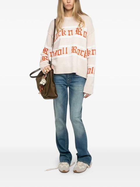 Zadig&Voltaire Markuz stripe-patterned sweater - Neutrals - zdjęcie produktu nr 2