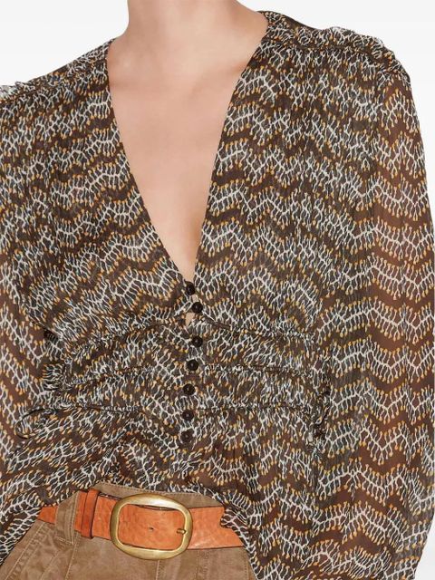 MARANT ÉTOILE Axeline top - Black - zdjęcie produktu nr 2