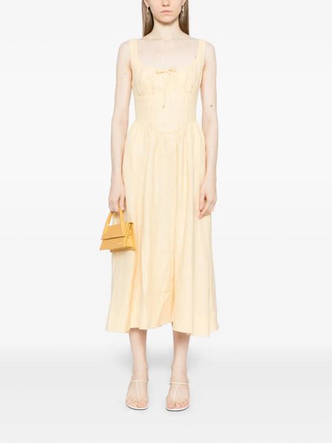 Reformation Balia dress - Yellow - zdjęcie produktu nr 2