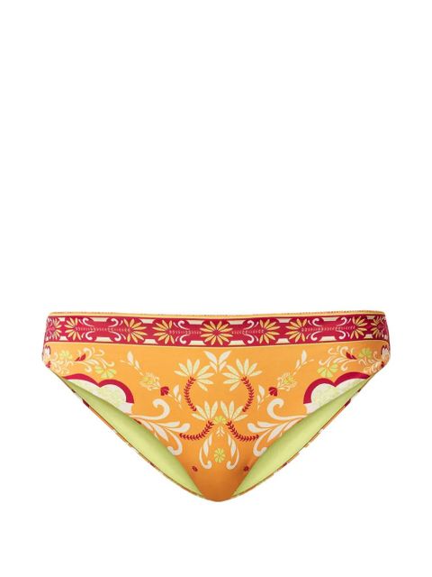 TWINSET foulard-print bikini bottom - Orange - zdjęcie produktu nr 1