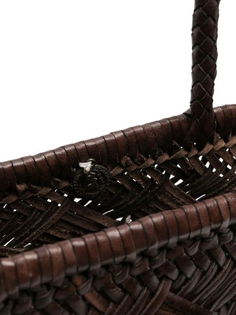 DRAGON DIFFUSION interwoven-design tote bag - Brown