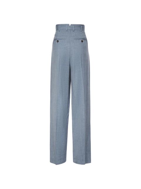 Loro Piana Hector wide-leg palazzo pants - Blue - zdjęcie produktu nr 2